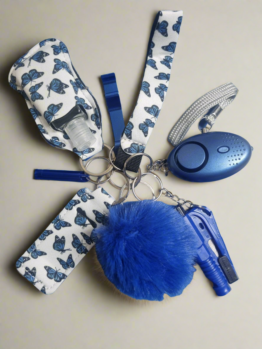 8 Pcs Safety Keychain